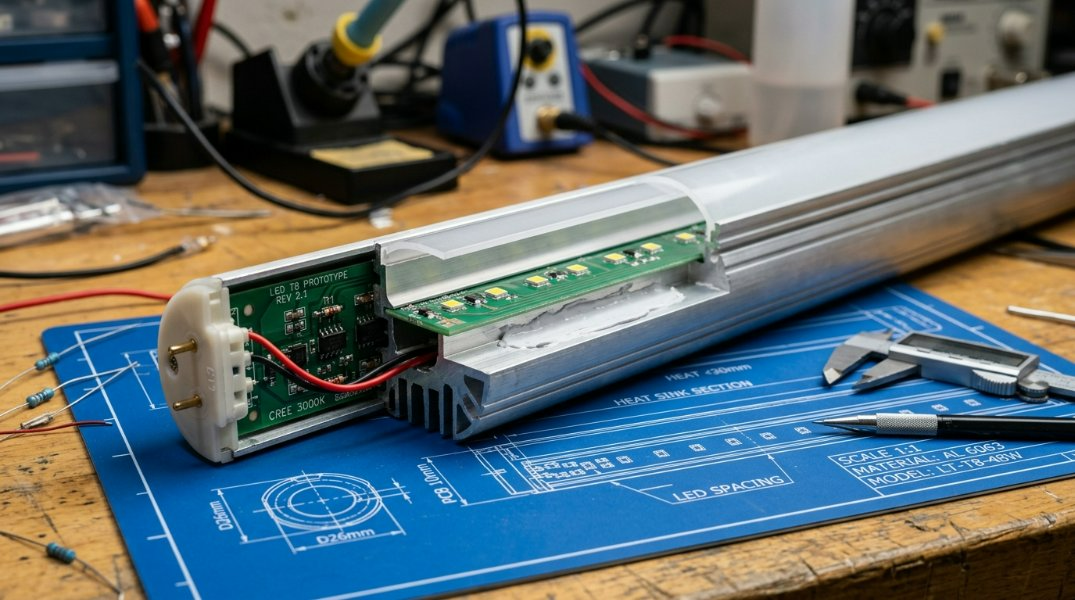 2026 10 mm-ko PCBdun LED T8 tutuentzako azken gida: Datu termikoak, 3D CAD eta UL betetzea