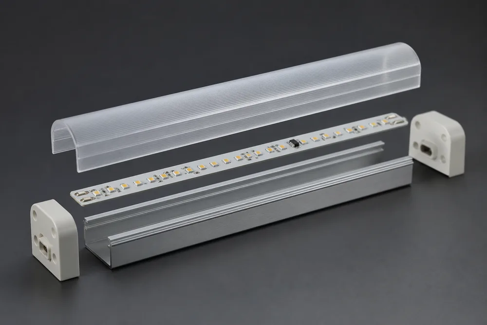 LED T10 tutu-etxebizitza PC estalkiarekin eta 6063 aluminiozko oinarriarekin OEM Argiztapen Muntaiarako 2026an