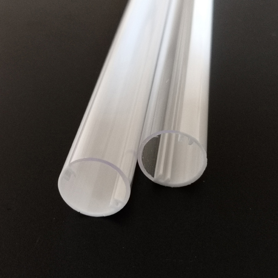 LED plastikozko difusorea T5 T8 T10 tutu-etxeentzako